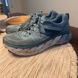 Hoka Women's 8.5 Blue Running Shoes